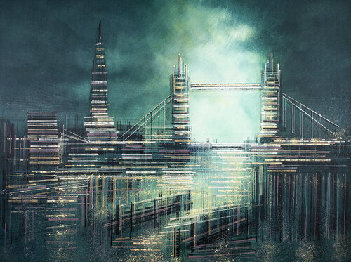 London On A Summer Night van Marc Todd, Schilderij te koop op Singulart