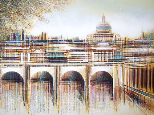 Italy - Rome At Dusk de Marc Todd, Pintura a la venta en Singulart