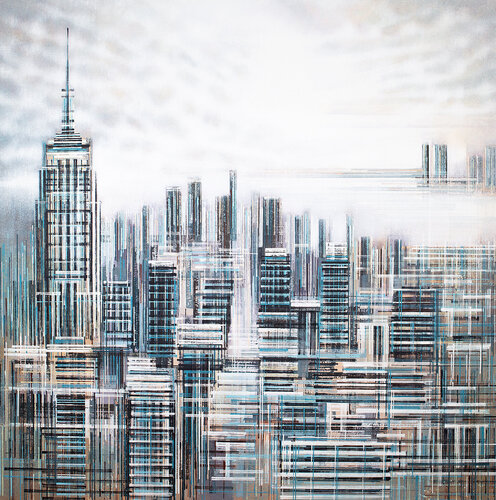 New York Under An Atmospheric Sunset Marc Todd