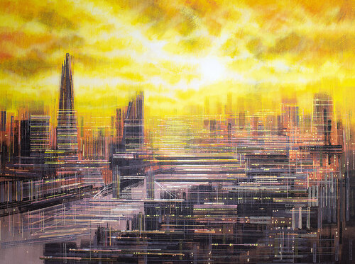 London At Sunset van Marc Todd, Schilderij te koop op Singulart