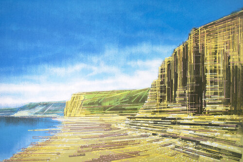 The Jurassic Coast In Summer van Marc Todd, Schilderij te koop op Singulart