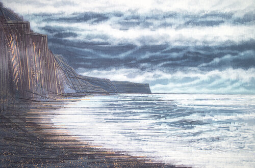 Seascape Under A Stormy Skt van Marc Todd, Schilderij te koop op Singulart