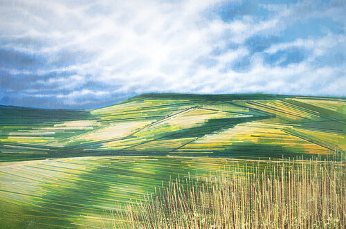 Countryside Hills In Summer van Marc Todd, Schilderij te koop op Singulart