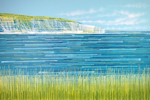 Swanage Bay In Summer von Marc Todd, Malerei kaufen auf Singulart