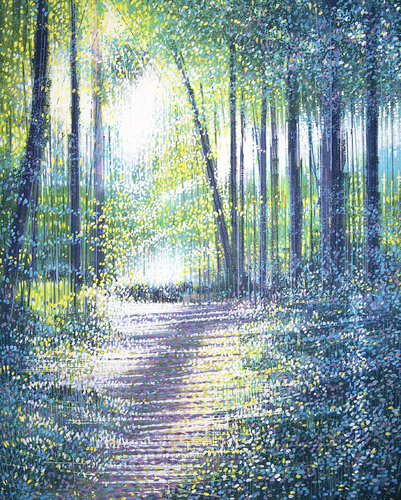 Light Through Summer Trees 2 by Marc Todd, 회화 for Sale on Singulart