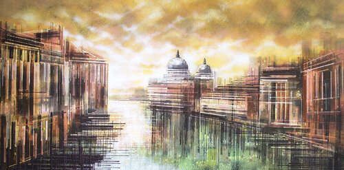 Venice At Sunset de Marc Todd, Pintura a la venta en Singulart