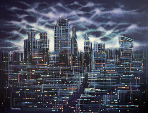 London Skyline At Night Marc Todd