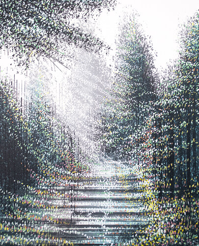 Forest In Winter van Marc Todd, Schilderij te koop op Singulart