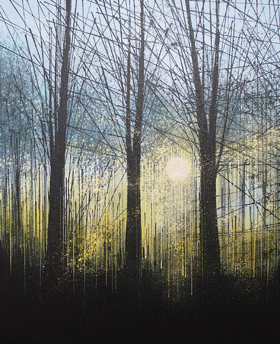 Forest Trees At Last Light van Marc Todd, Schilderij te koop op Singulart