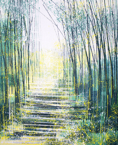 Light Through Spring Trees van Marc Todd, Schilderij te koop op Singulart