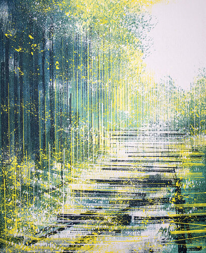 Light Through Spring Forest van Marc Todd, Schilderij te koop op Singulart