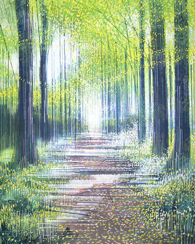 Summer Tree Path by Marc Todd, 회화 for Sale on Singulart