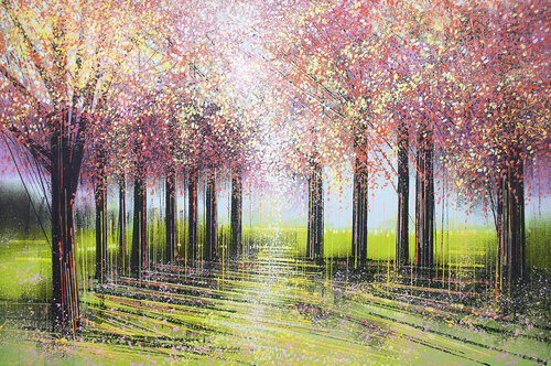 Light Through Spring Blossom by Marc Todd, 회화 for Sale on Singulart