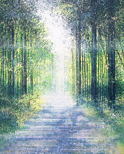 Light In A Spring Forest von Marc Todd, Malerei kaufen auf Singulart