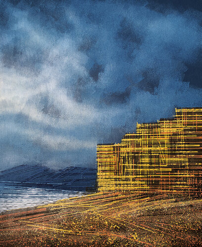 Dorset jurassic Coast Cliffs van Marc Todd, Schilderij te koop op Singulart