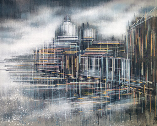 Venice In Evening Mist van Marc Todd, Schilderij te koop op Singulart