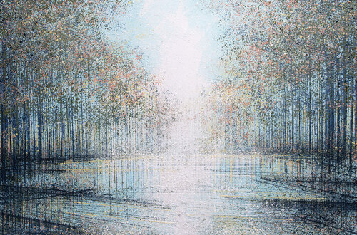 Lake In Winter Light di Marc Todd, Pittura in vendita su Singulart