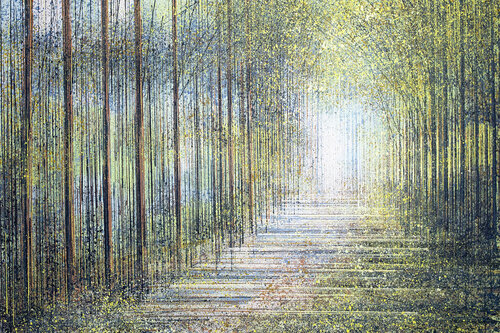 Spring Trees In Afternoon Light di Marc Todd, Pittura in vendita su Singulart
