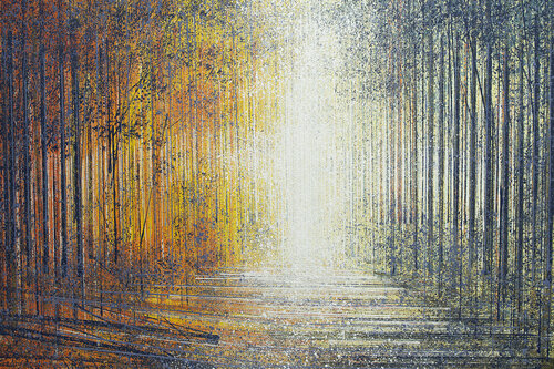 Forest At Sunset di Marc Todd, Pittura in vendita su Singulart