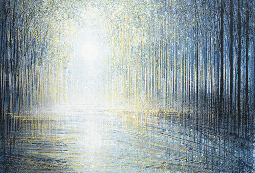 Moonlight On The Lake di Marc Todd, Pittura in vendita su Singulart