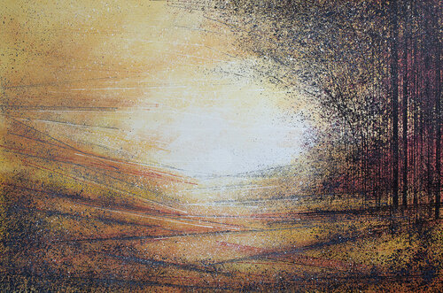 Hills At Sunset di Marc Todd, Pittura in vendita su Singulart