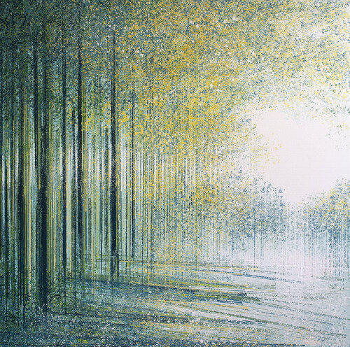 Spring Trees In Early Morning Light van Marc Todd, Schilderij te koop op Singulart