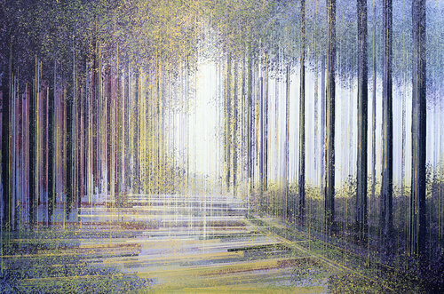 Trees In Cool Evening Light van Marc Todd, Schilderij te koop op Singulart