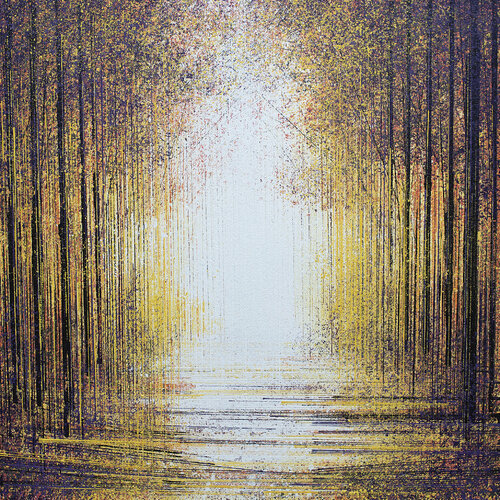 Forest Path In Late Evening van Marc Todd, Schilderij te koop op Singulart
