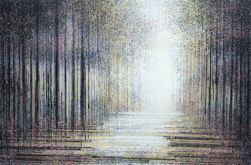 Forest Trees At Twilight van Marc Todd, Schilderij te koop op Singulart