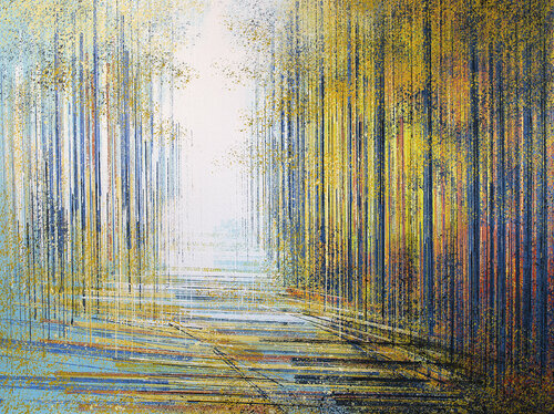 Forest In Late Afternoon Light van Marc Todd, Schilderij te koop op Singulart
