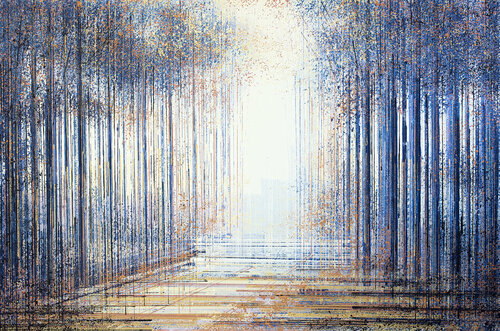 Trees At Twilight di Marc Todd, Pittura in vendita su Singulart