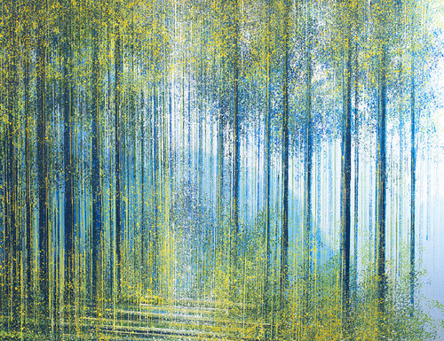 Forest Trees In Late Summer van Marc Todd, Schilderij te koop op Singulart