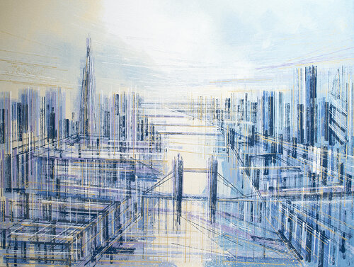 London In Pale Light van Marc Todd, Schilderij te koop op Singulart