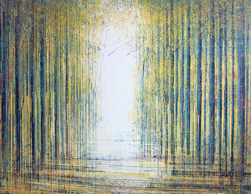 Forest Trees In Early Autumn van Marc Todd, Schilderij te koop op Singulart