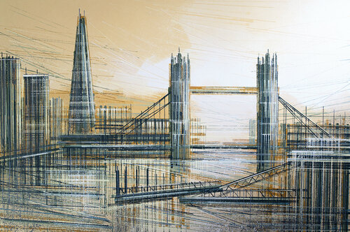 London - Tower Bridge And The Shard At Sunset Marc Todd