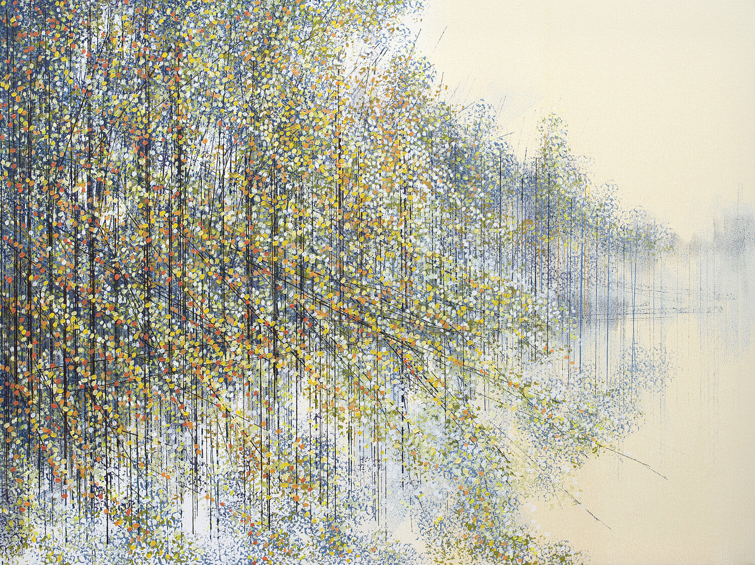 Late Summer Trees At Dusk Marc Todd