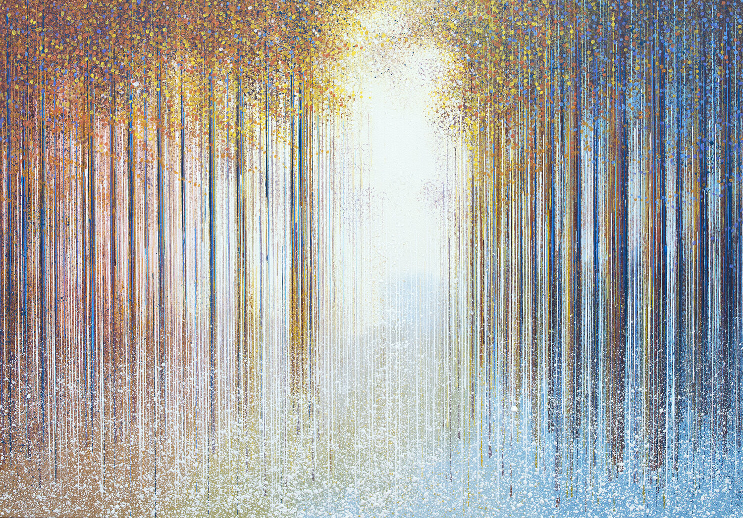 Mist Rising In Autumn Forest Marc Todd