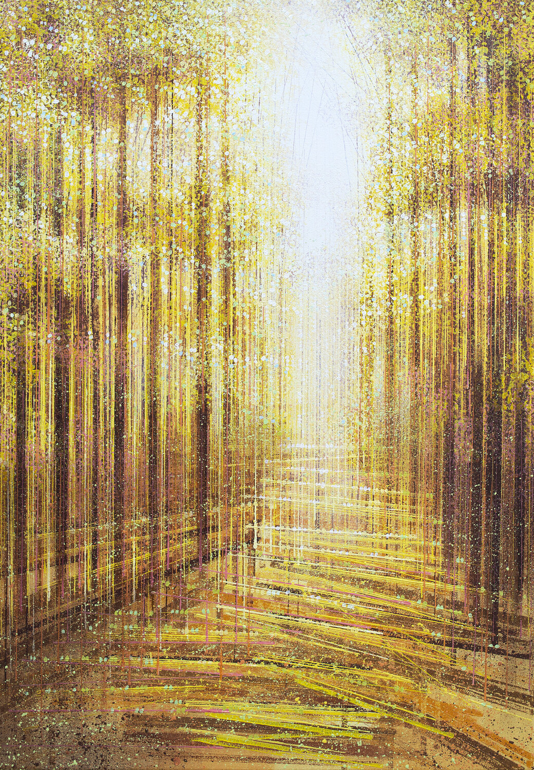 Autumn Tress In Golden Light Marc Todd