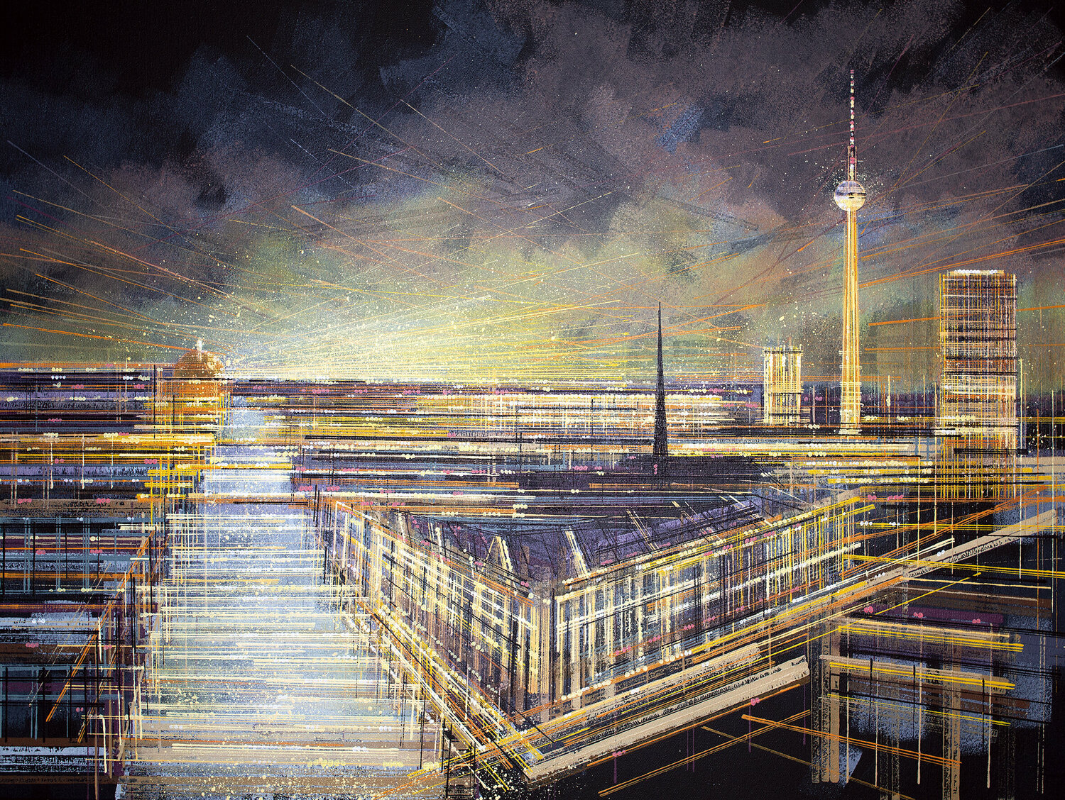 Berlin At Sunset Marc Todd
