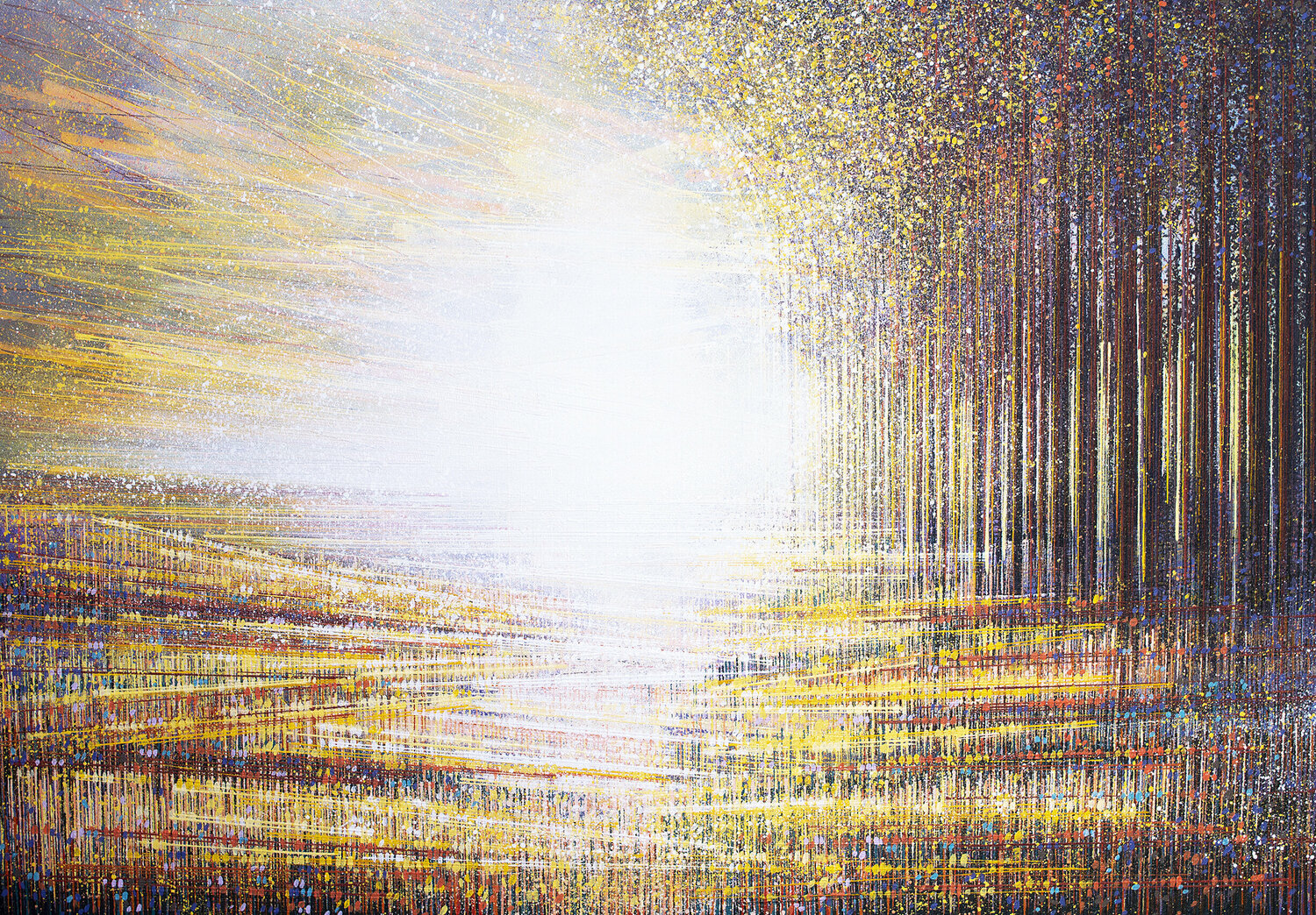 Autumn Trees At Sunset Composition #4 Marc Todd