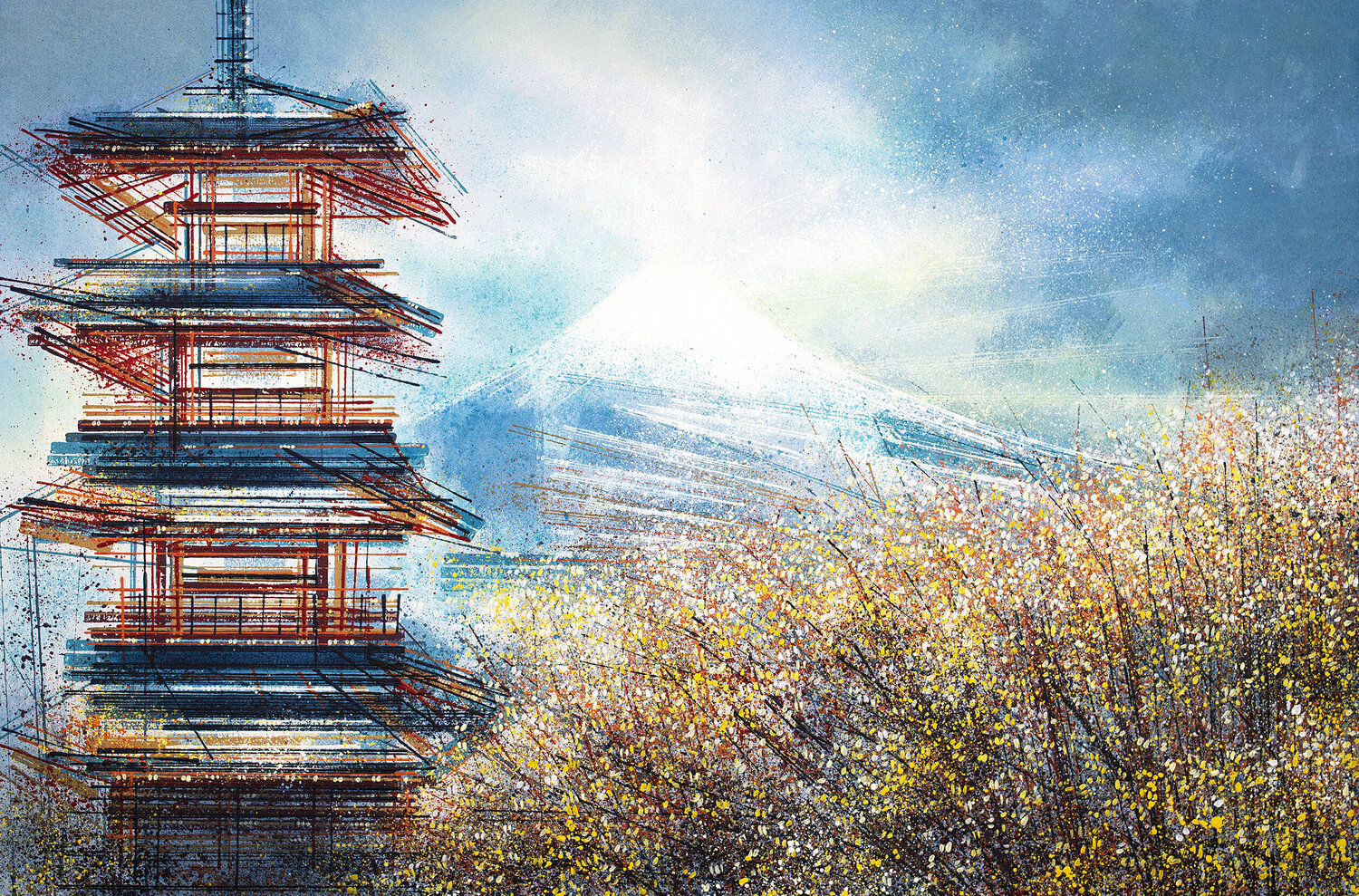 Japan - Mount Fuji In Autumn Marc Todd