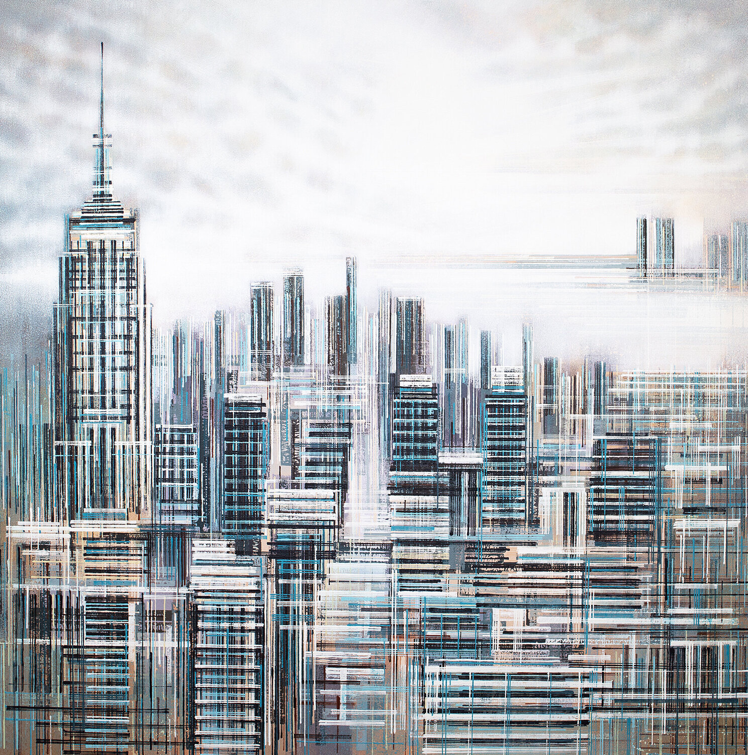 New York Under An Atmospheric Sunset Marc Todd