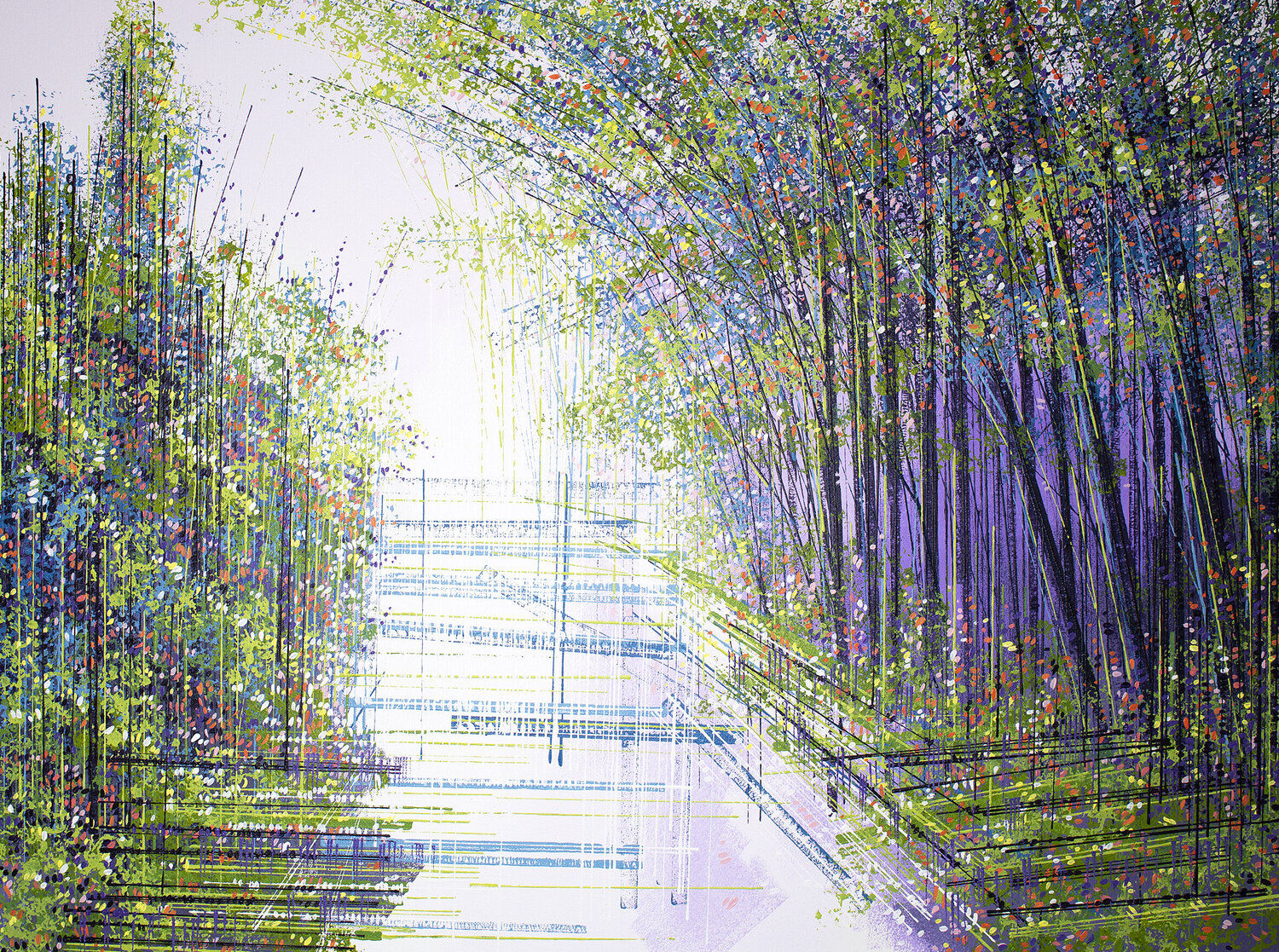 Trees At Dusk Marc Todd