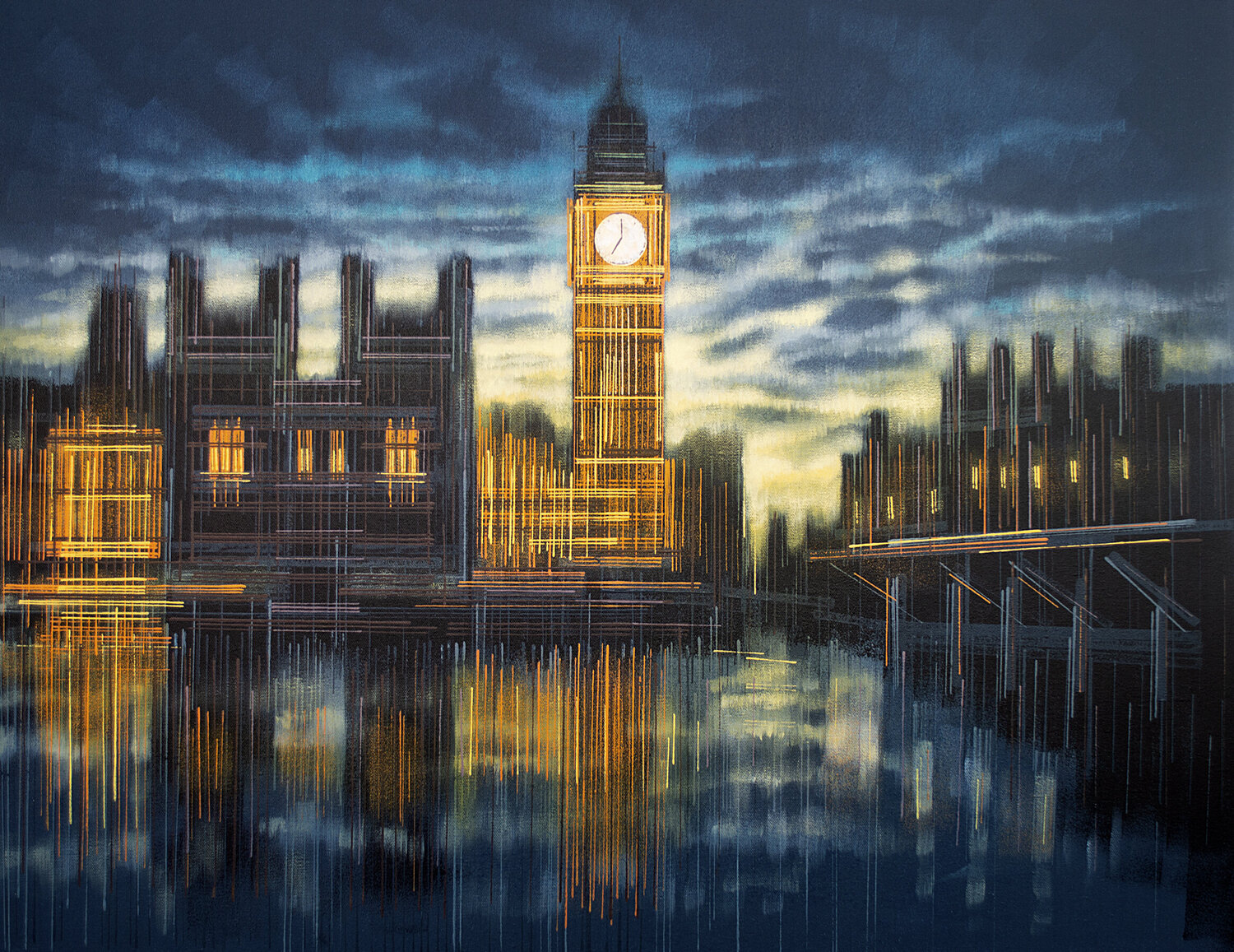 Big Ben London As Night Falls Marc Todd