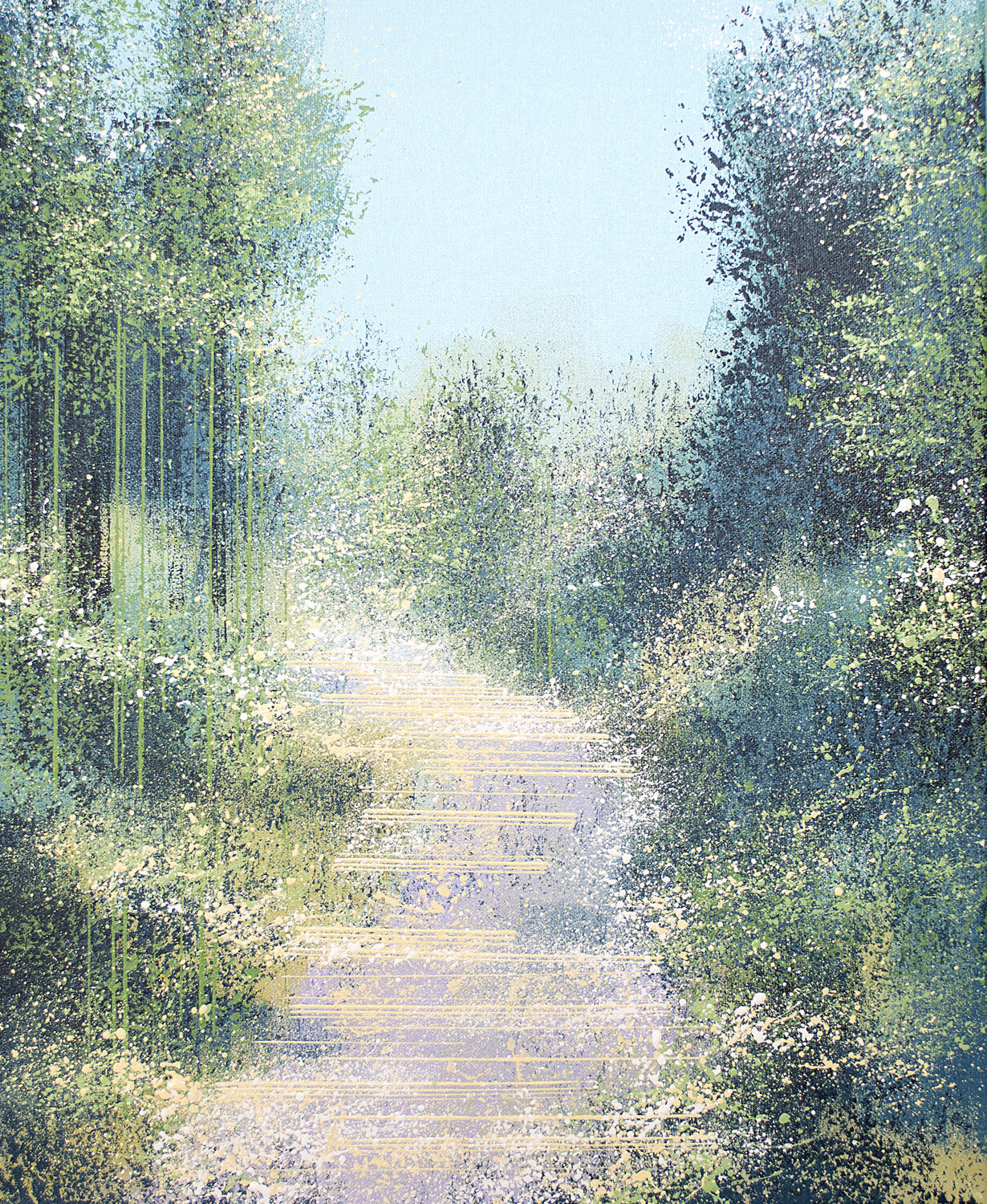 Misty Forest Trees 2 Marc Todd