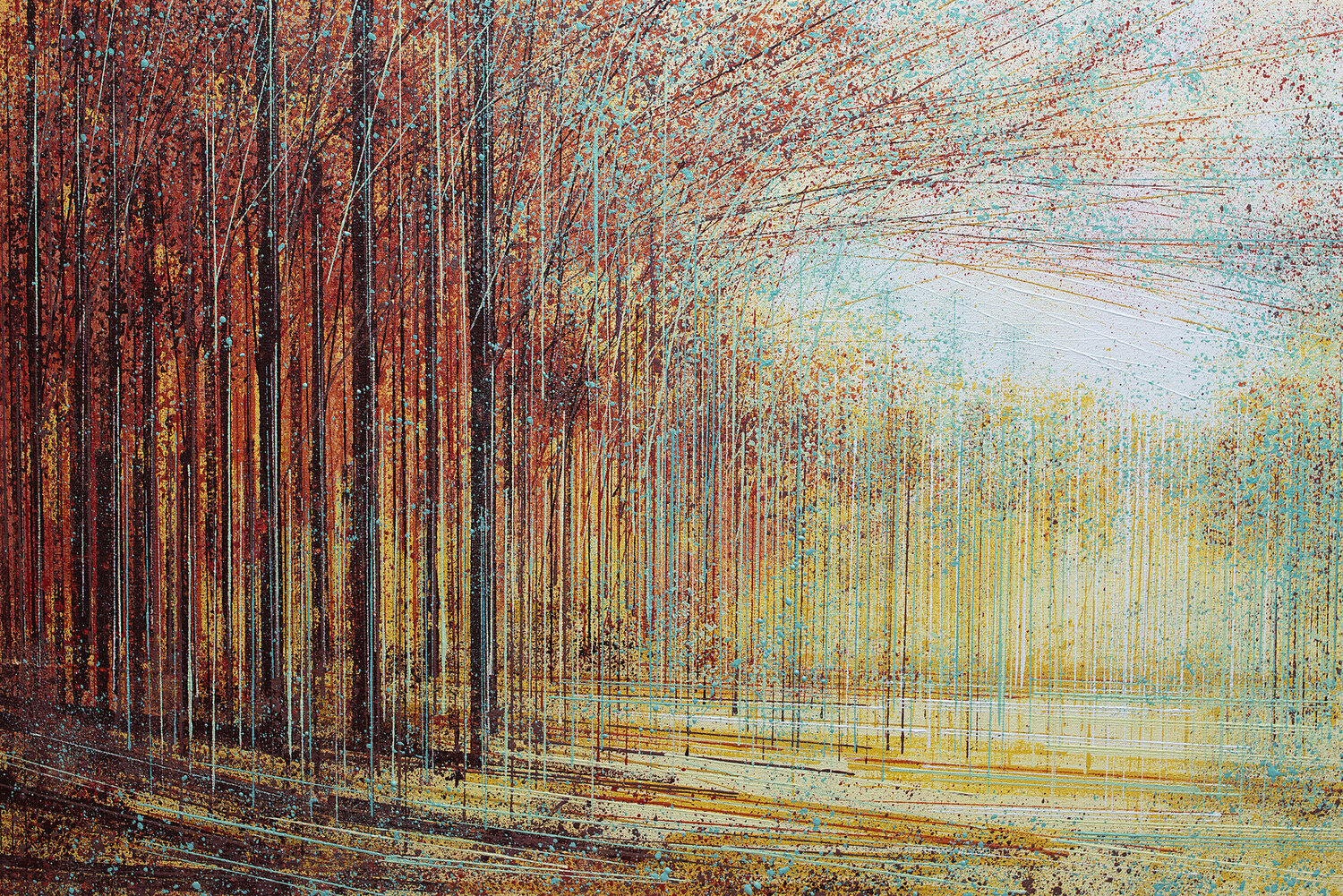 Spring Trees At Sunset Marc Todd