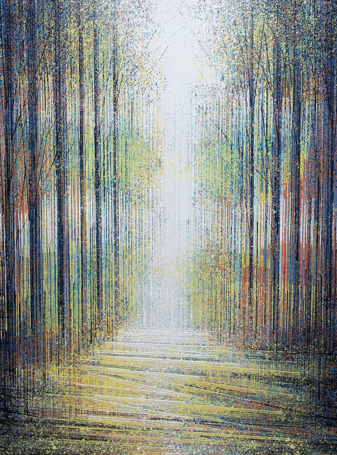 Forest Path Through Spring Trees Marc Todd