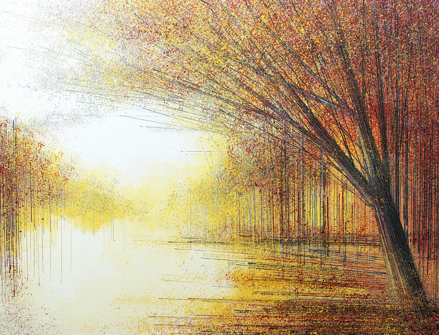 Autumn Tree At Sunset Marc Todd