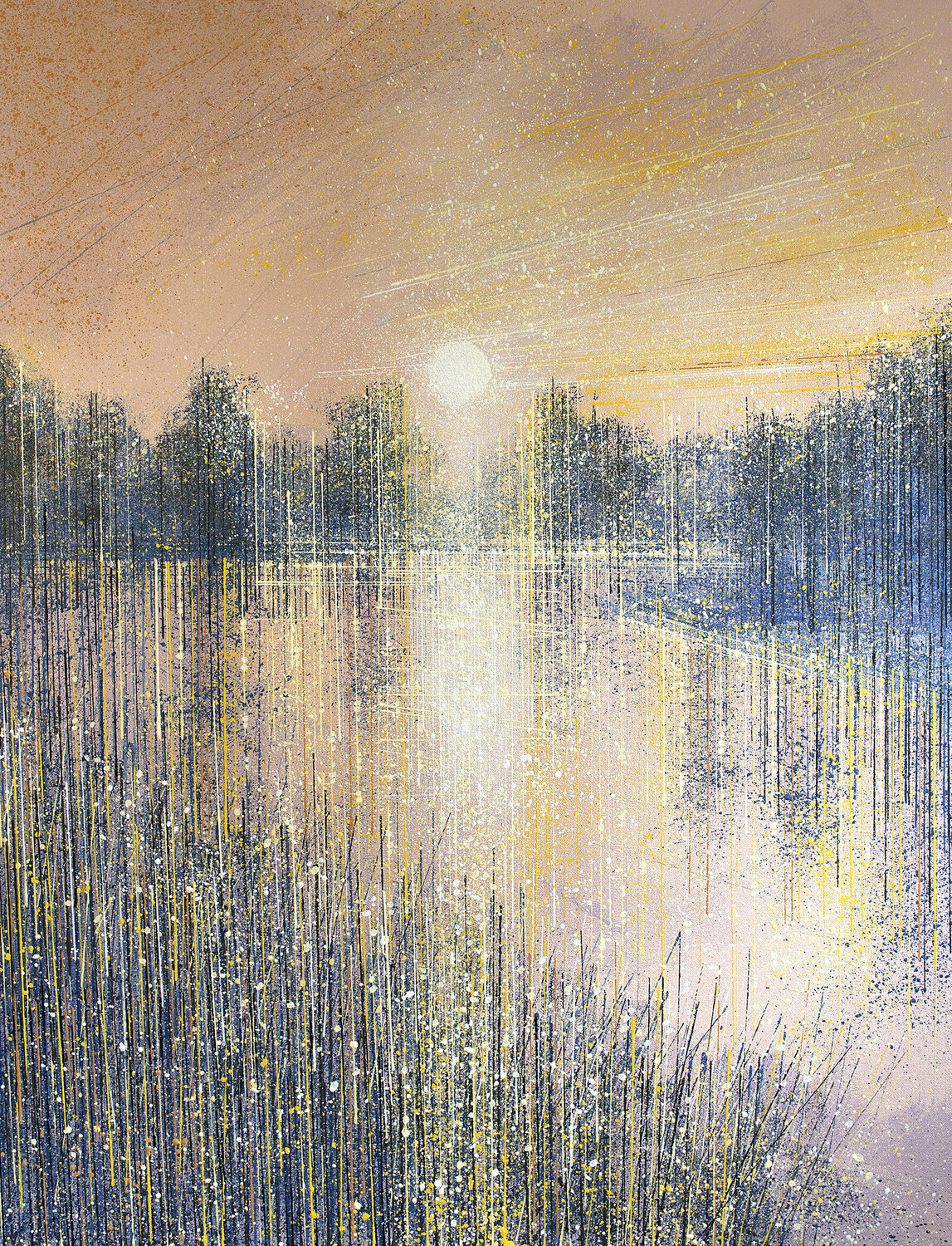 River At Sunset Marc Todd