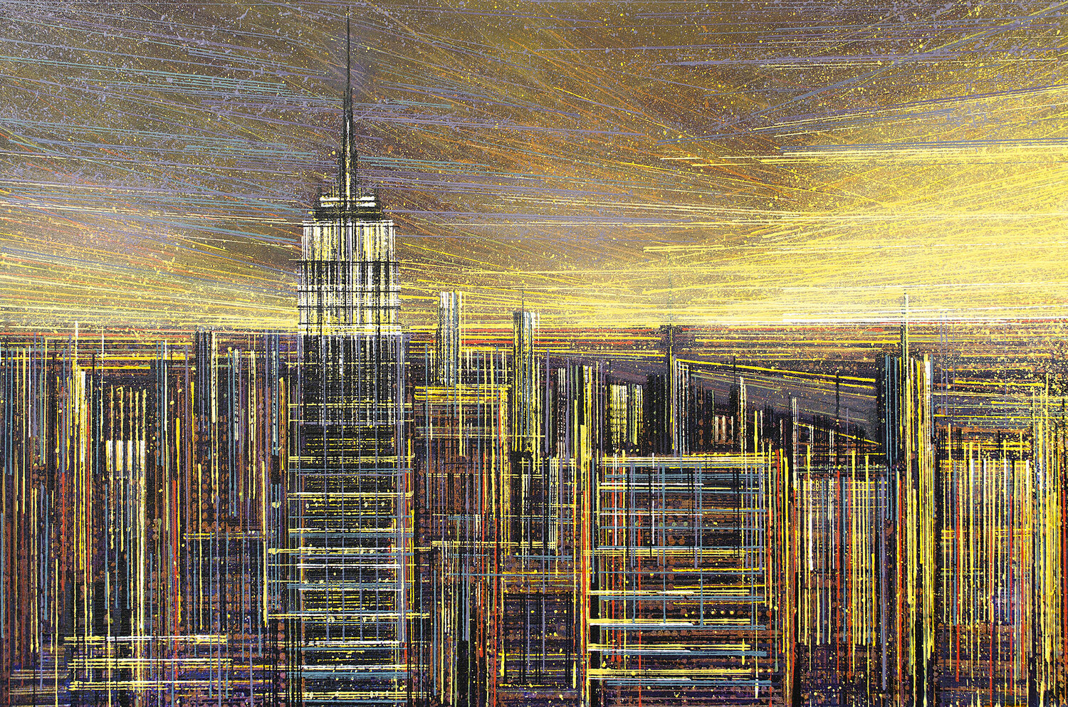 Sunset Over New York Marc Todd